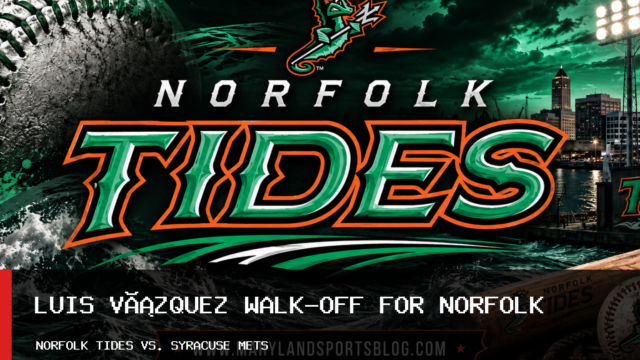 Norfolk Tides Beat Syracuse Mets 5-4 in 10 Innings on Luis Vázquez Walk-Off