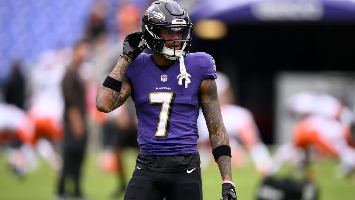Ravens Wide Receiver Rashod Bateman Arrested on Family Violence Charges