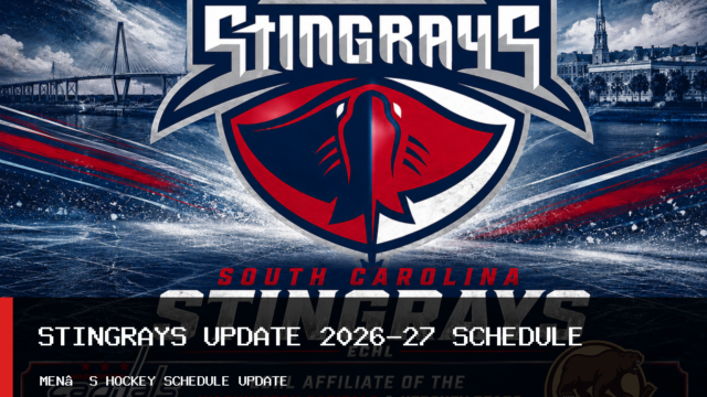 South Carolina Stingrays 2026-27 Schedule Changes for Men’s Hockey Include Orlando Move