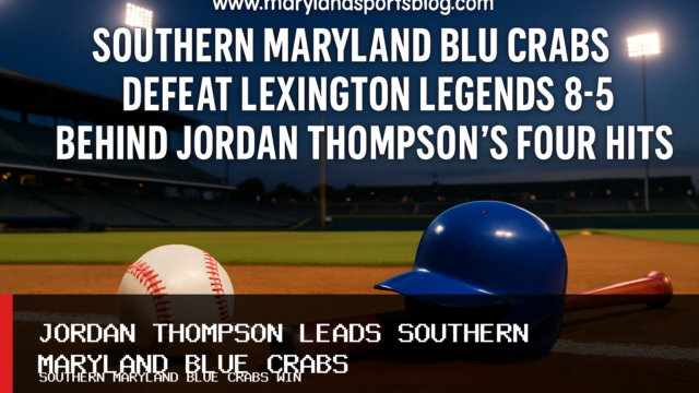 Southern Maryland Blue Crabs Defeat Lexington Legends 8-5 Behind Jordan Thompson’s Four Hits