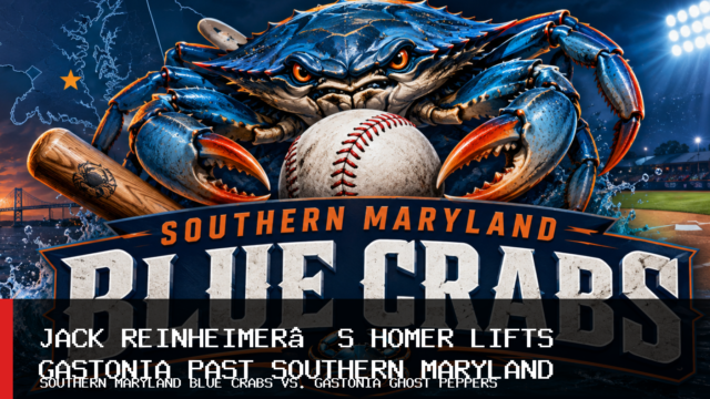 Southern Maryland Blue Crabs Lose 11-9 to Gastonia Ghost Peppers as Jack Reinheimer Hits Deciding Homer