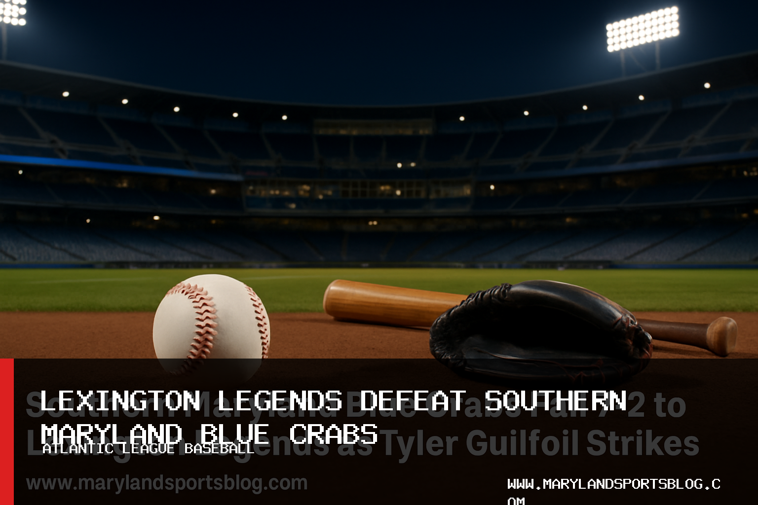 Southern Maryland Blue Crabs Fall 7-2 to Lexington Legends as Tyler Guilfoil Strikes Out Eight featured image