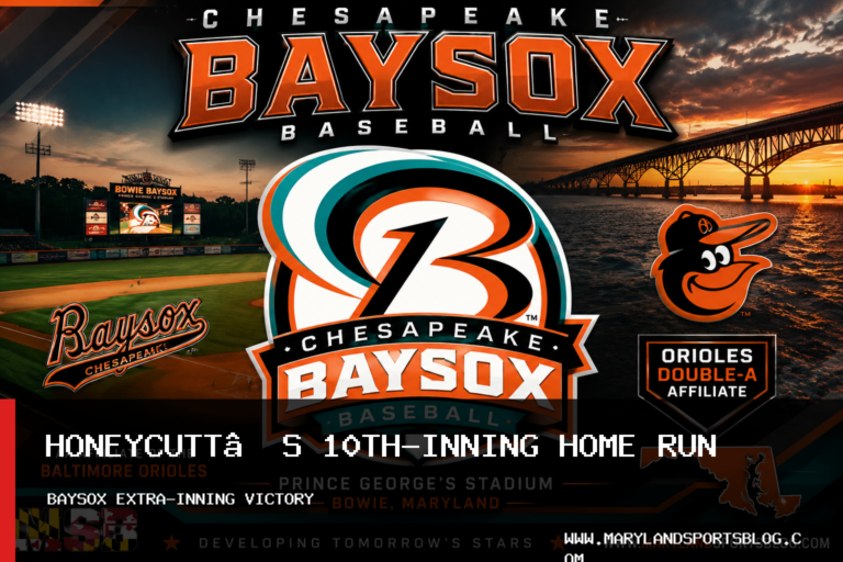 Vance Honeycutt’s First Double-A Home Run Leads Chesapeake Baysox Past Harrisburg Senators in 10 Innings featured image