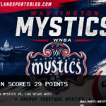 Washington Mystics Fall to Las Vegas Aces Behind Shakira Austin’s Season-High 29 Points