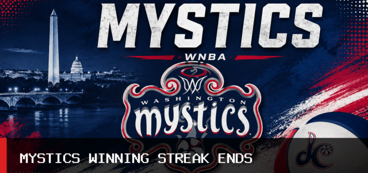 Washington Mystics' Seven-Game Winning Streak Ends Against Las Vegas Aces featured image