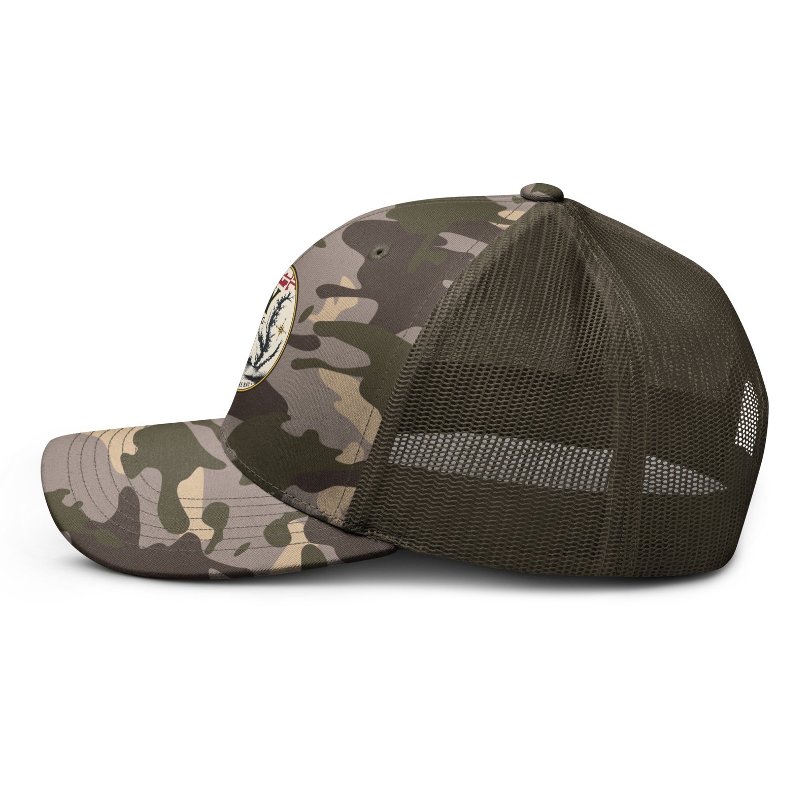 Bay Drinking Camouflage trucker hat - Image 5