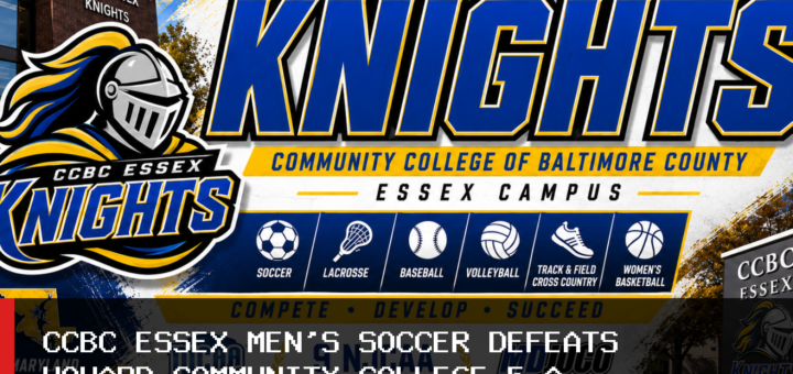 CCBC Essex men's soccer defeats Howard Community College 5-0 in Region 20 play featured image