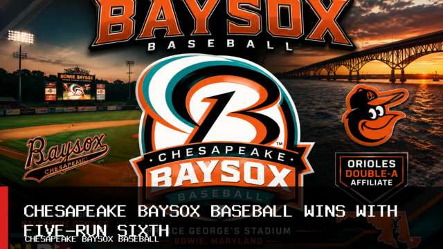 Chesapeake Baysox Rally Past Portland Sea Dogs 6-4 with Five-Run Sixth Inning