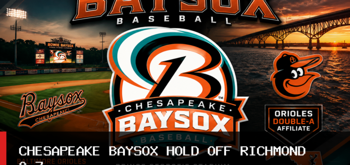 Chesapeake Baysox Hold Off Richmond Flying Squirrels 8-7 Behind Joseph Dzierwa featured image