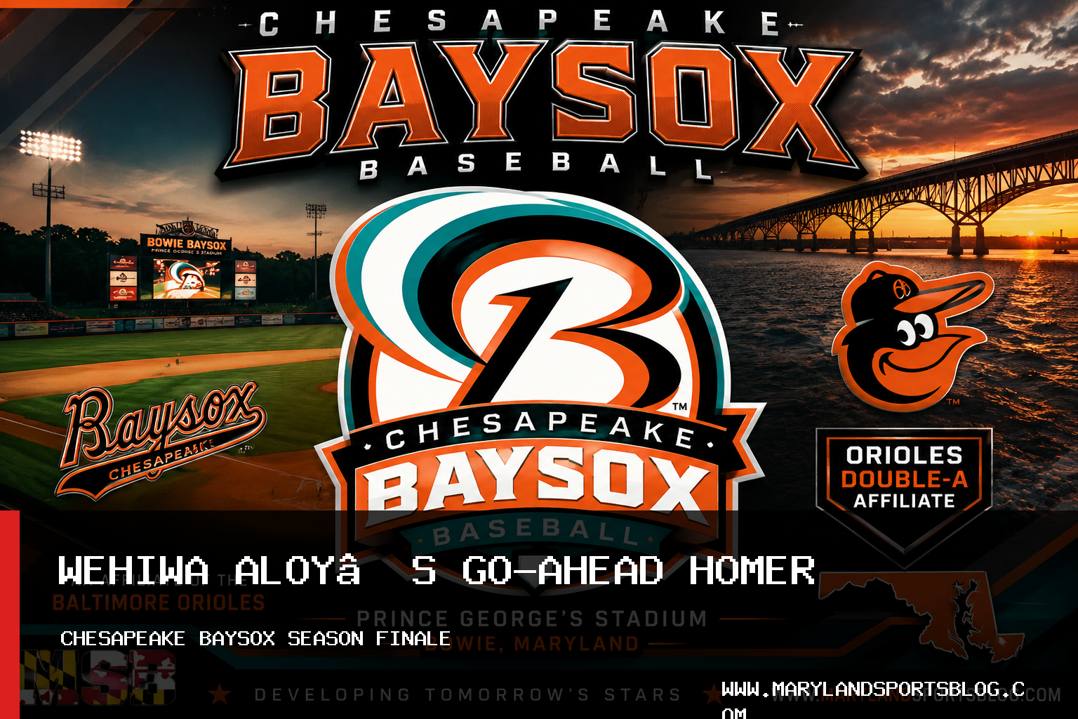 Chesapeake Baysox Rally Past Richmond Flying Squirrels 3-1 Behind Wehiwa Aloy Homer featured image