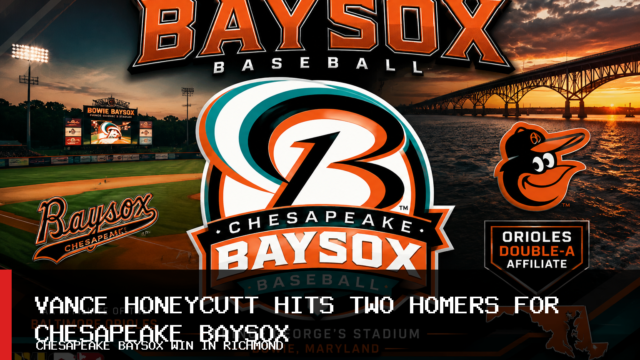 Chesapeake Baysox’s Vance Honeycutt delivers first professional multi-homer game in 11-3 win