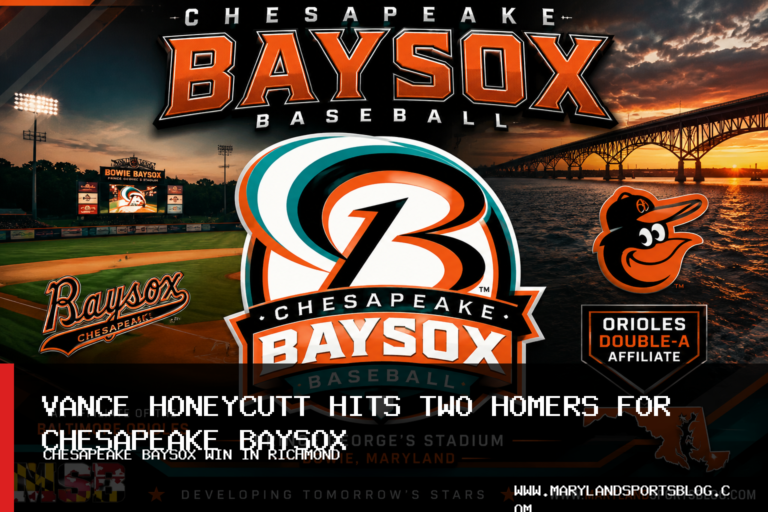 Chesapeake Baysox’s Vance Honeycutt Delivers First Professional Multi-Homer Game in 11-3 Win featured image
