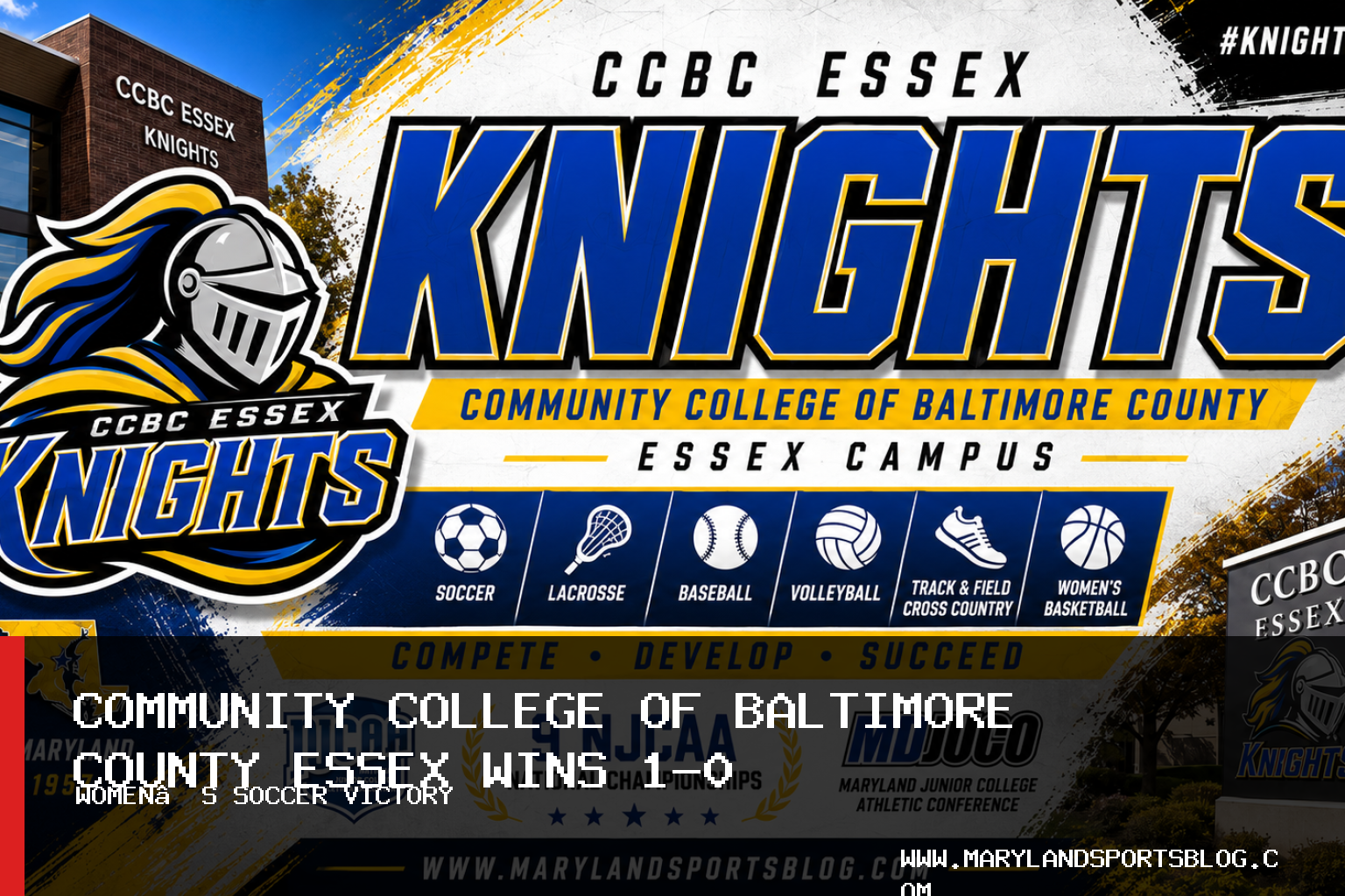 Community College of Baltimore County Essex Women’s Soccer Defeats Montgomery College, 1-0, Behind Allison Forsythe Goal featured image
