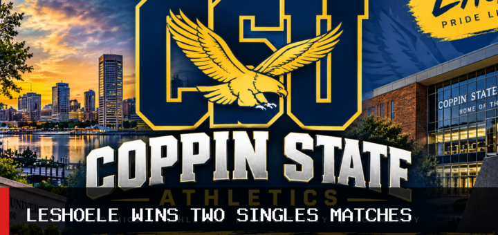 Coppin State University Men’s Tennis Team Opens Fall Schedule With Mpho Leshoele Singles Wins featured image