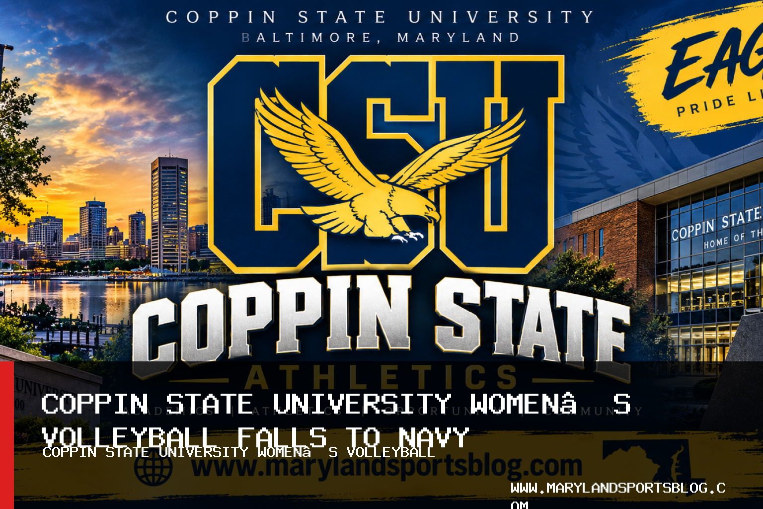 Coppin State University Women’s Volleyball Falls to Navy in Four Sets at Kristen Dickmann Invitational featured image