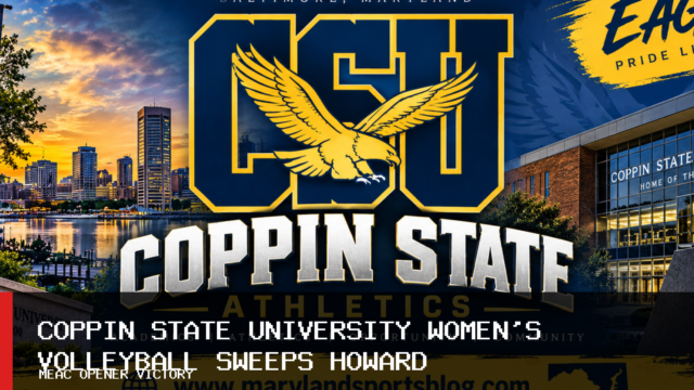 Coppin State University Women’s Volleyball Sweeps Howard 3-0 in MEAC Opener