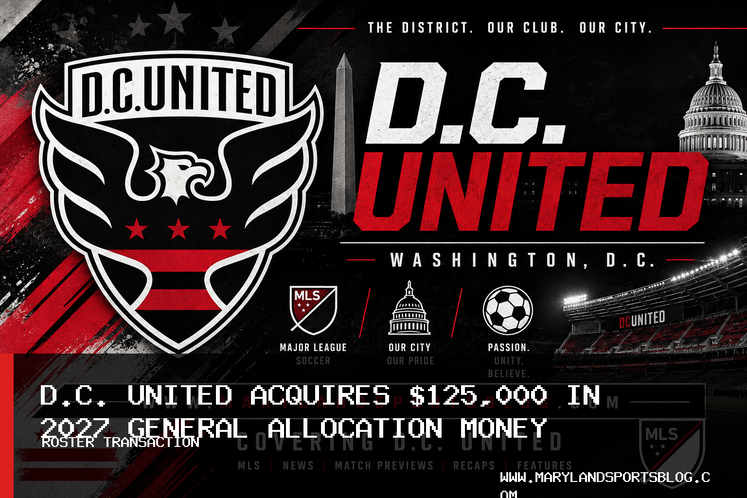 D.C. United Acquires $125,000 in 2027 General Allocation Money From Colorado Rapids featured image