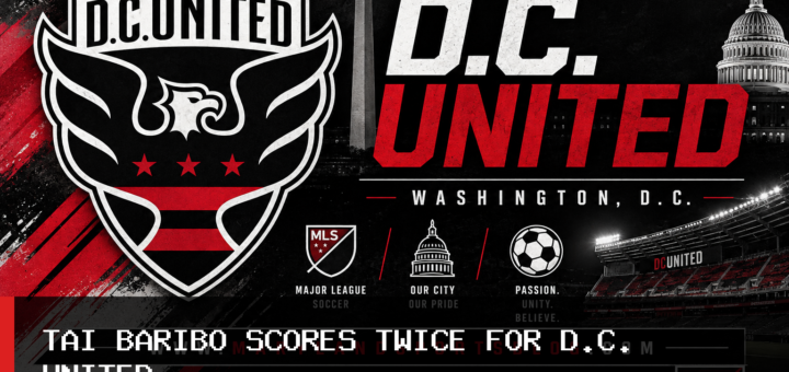 D.C. United Men’s Soccer Beats Columbus Crew 2-1 Behind Tai Baribo’s Two Goals featured image