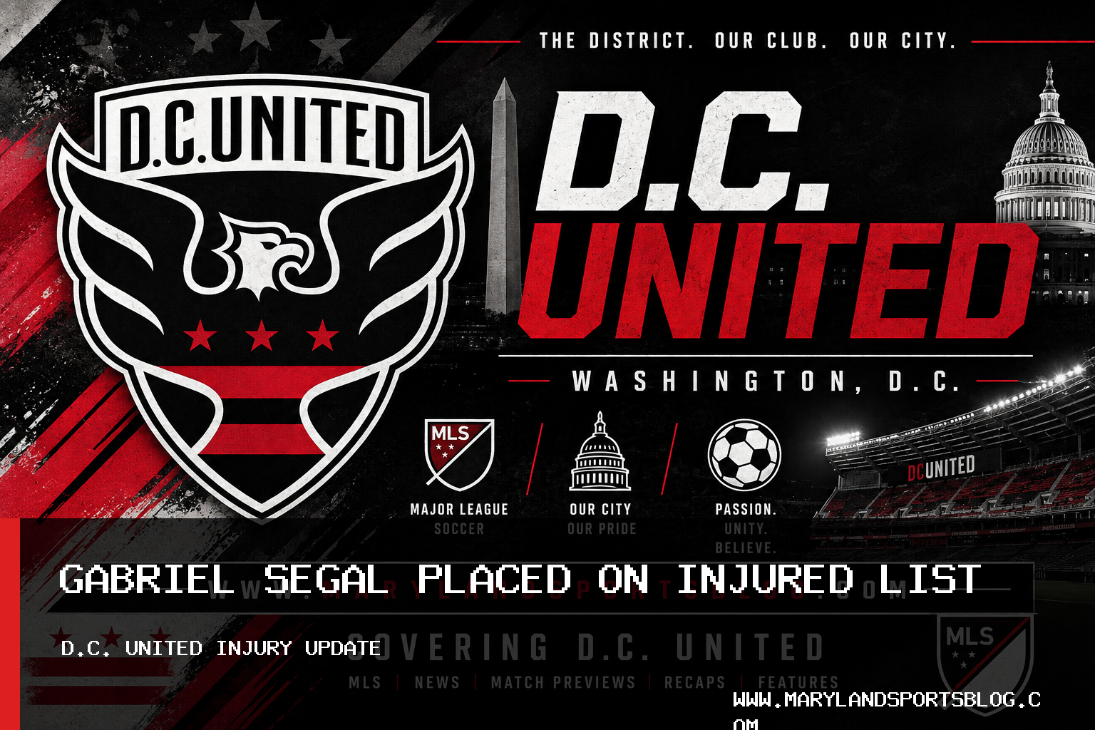 D.C. United Places Forward Gabriel Segal on Injured List After Right-Ankle Hardware Removal Surgery featured image