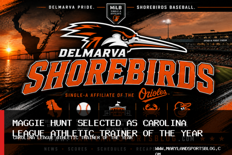 Delmarva Shorebirds Athletic Trainer Maggie Hunt Selected as 2026 Carolina League Athletic Trainer of the Year featured image