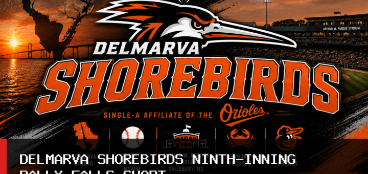 Delmarva Shorebirds Ninth-Inning Rally Falls Short in 5-4 Loss to Kannapolis Cannon Ballers featured image