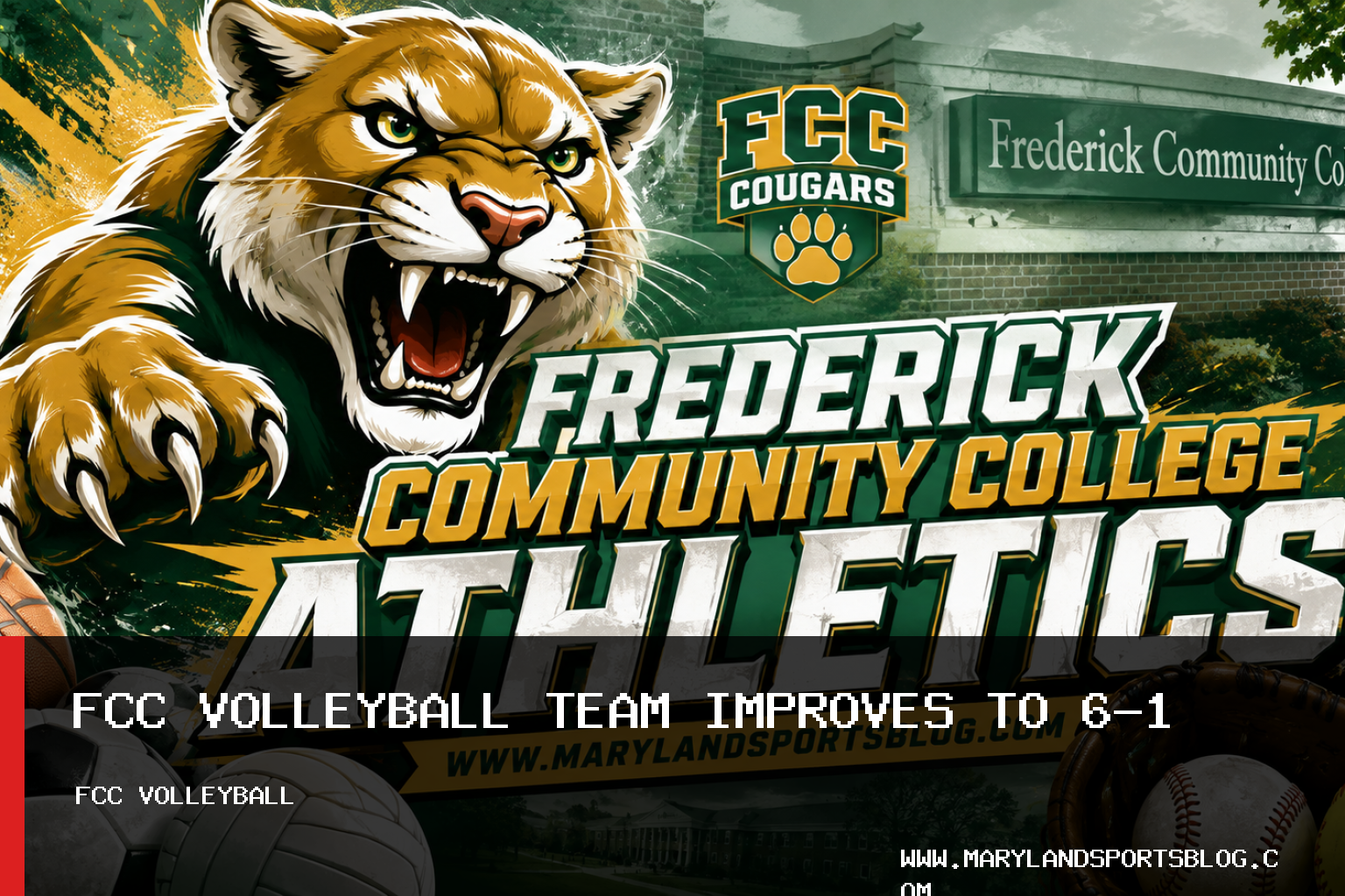 FCC Volleyball Team Improves to 6-1 With Straight-Set Victory Over Carroll Community College featured image