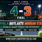 Loyola Men’s Tennis Outlasts Morgan State, 4-3, to Open McClure Invitational