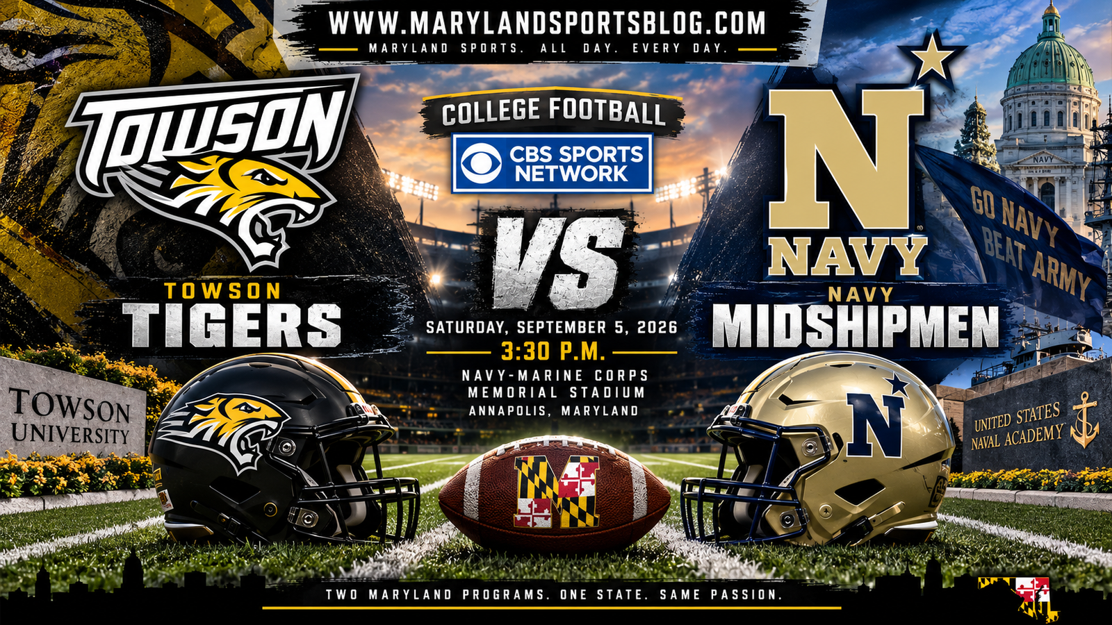 Maryland Showdown in Annapolis: Navy Opens 2026 Season Against Towson