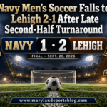 Navy Men’s Soccer Falls to Lehigh 2-1 After Late Second-Half Turnaround