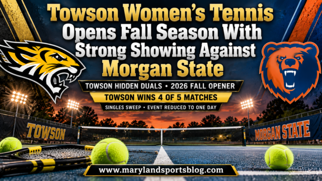 Towson Women’s Tennis Opens Fall Season With Strong Showing Against Morgan State