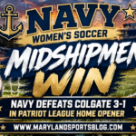 Navy Women’s Soccer Answers Colgate Equalizer in 34 Seconds, Rolls to 3-1 Patriot League Win