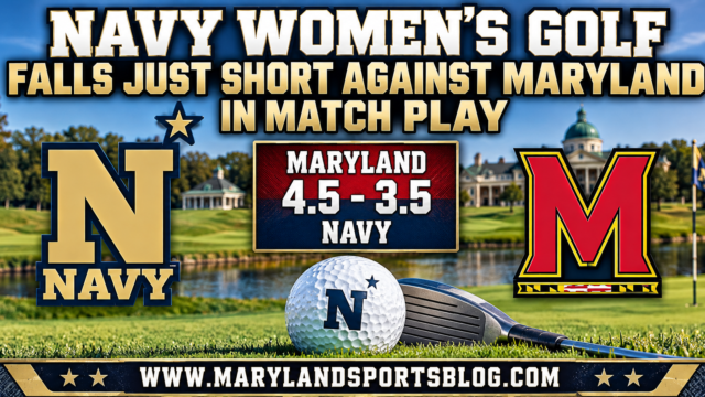 Navy Women’s Golf Falls Just Short Against Maryland in Match Play, 4.5-3.5