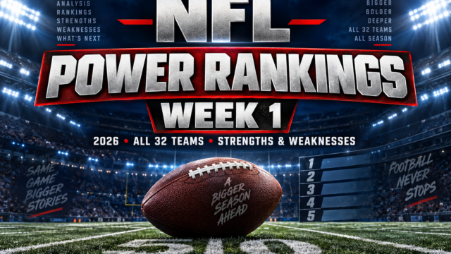 NFL Power Rankings Week 1: Ravens Make a Statement as NFL Season Gets Underway
