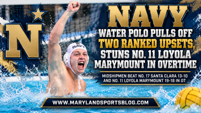 Navy Water Polo Pulls Off Two Ranked Upsets, Stuns No. 11 Loyola Marymount in Overtime