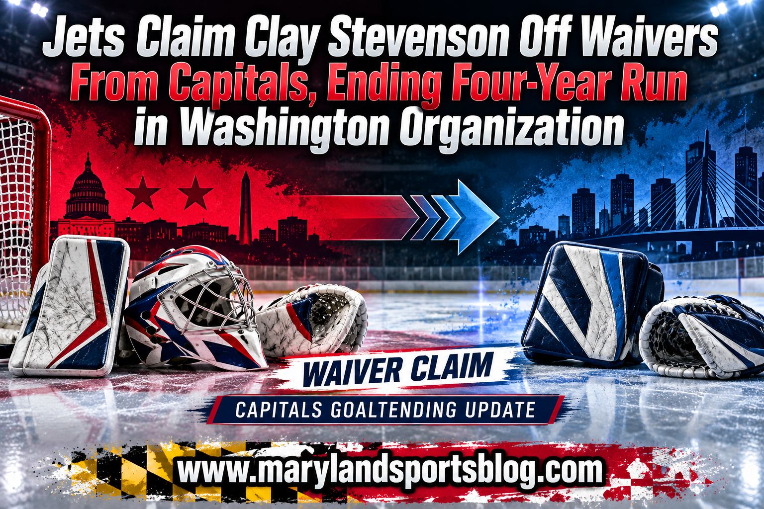 Jets Claim Clay Stevenson Off Waivers From Capitals, Ending Four-Year Run in Washington Organization