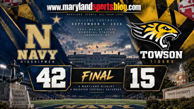 Woodson, Navy Ground Game Overwhelm Towson in 42-15 Victory
