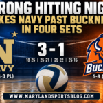 Strong Hitting Night Leads Navy Volleyball Past Bucknell in Four Sets
