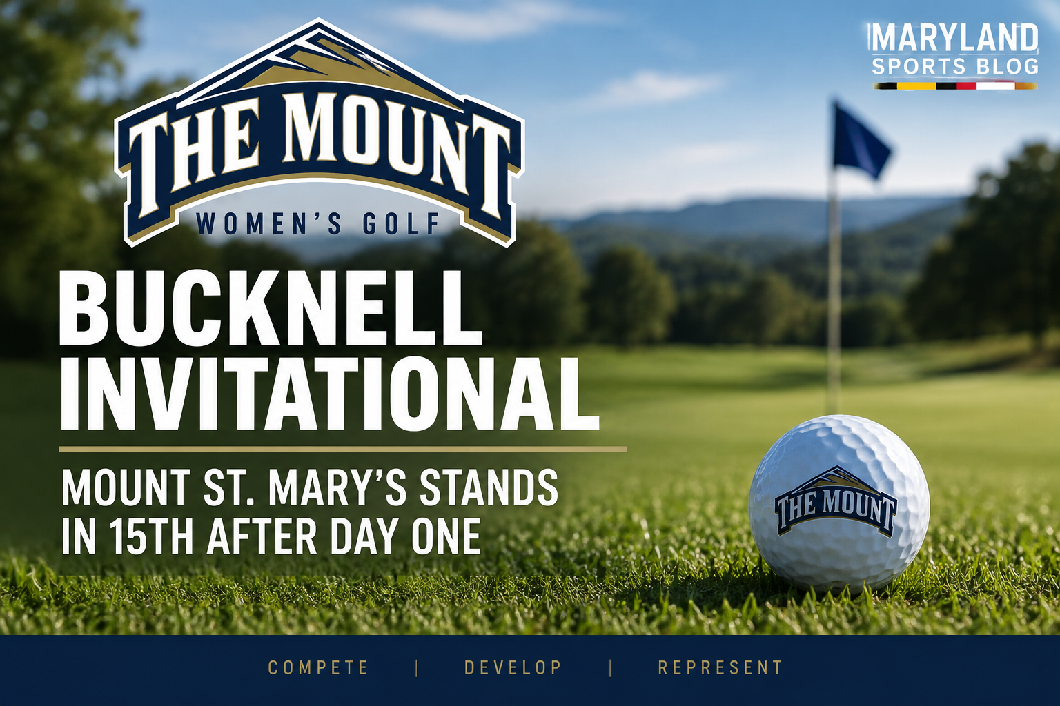 Mount St. Mary’s Women’s Golf Opens Season in 15th After First Round at Bucknell Invitational
