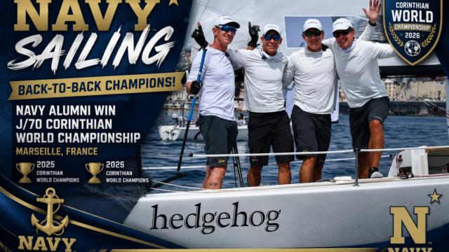 Navy alumni capture back-to-back J/70 Corinthian World Championships