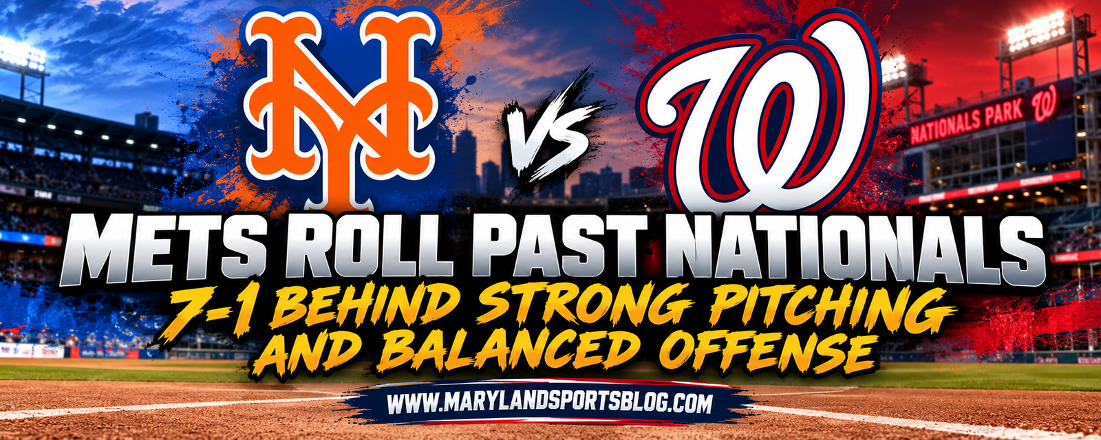Nationals Fall Apart Late as Mets Pull Away for 7-1 Victory