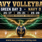 Late Green Bay Runs Send Navy Volleyball to Straight-Set Loss Green Bay 3, Navy 0
