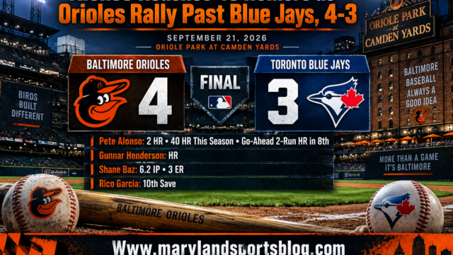 Alonso Reaches 40 Homers as Orioles Rally Past Blue Jays, 4-3