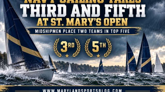 Navy Sailing Takes Third and Fifth at St. Mary’s Open