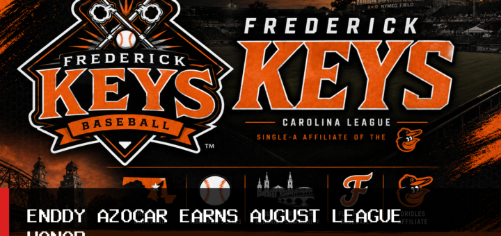 Frederick Keys Outfielder Enddy Azocar Earns August South Atlantic League Player of the Month Award featured image
