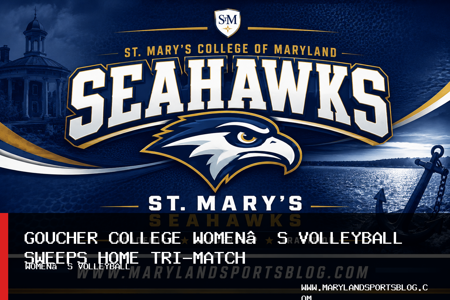 Goucher College Women’s Volleyball Defeats Gwynedd Mercy University 3-1 to Sweep Home Tri-Match featured image