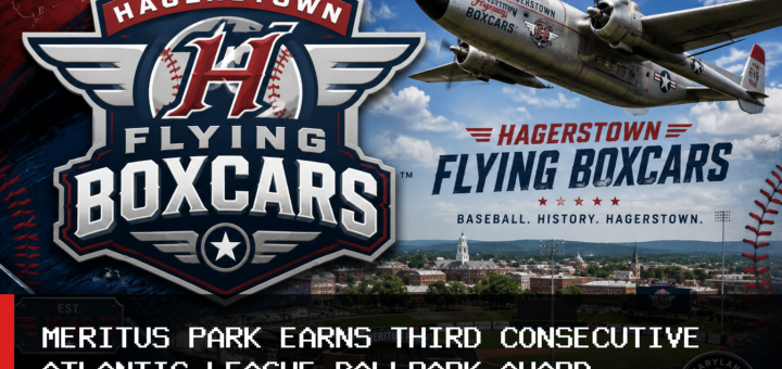 Hagerstown Flying Boxcars’ Meritus Park Named Atlantic League Ballpark of the Year for Third Consecutive Season featured image