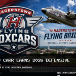 Hagerstown Flying Boxcars Outfielder Jared Carr Selected to 2026 Drake All-Defensive Team