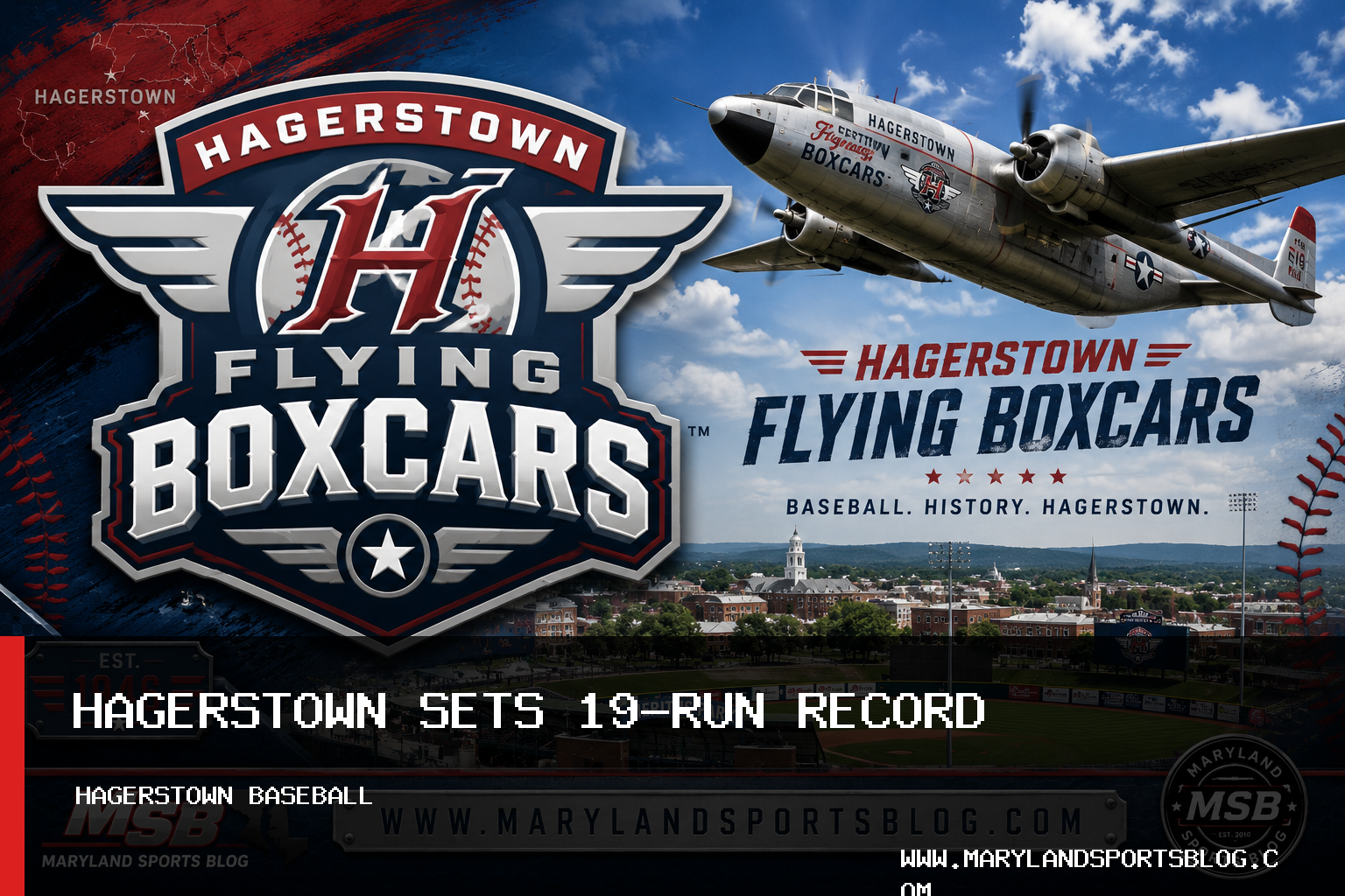 Hagerstown Flying Boxcars Set Single-Game Franchise Record With 19 Runs Against Staten Island FerryHawks featured image