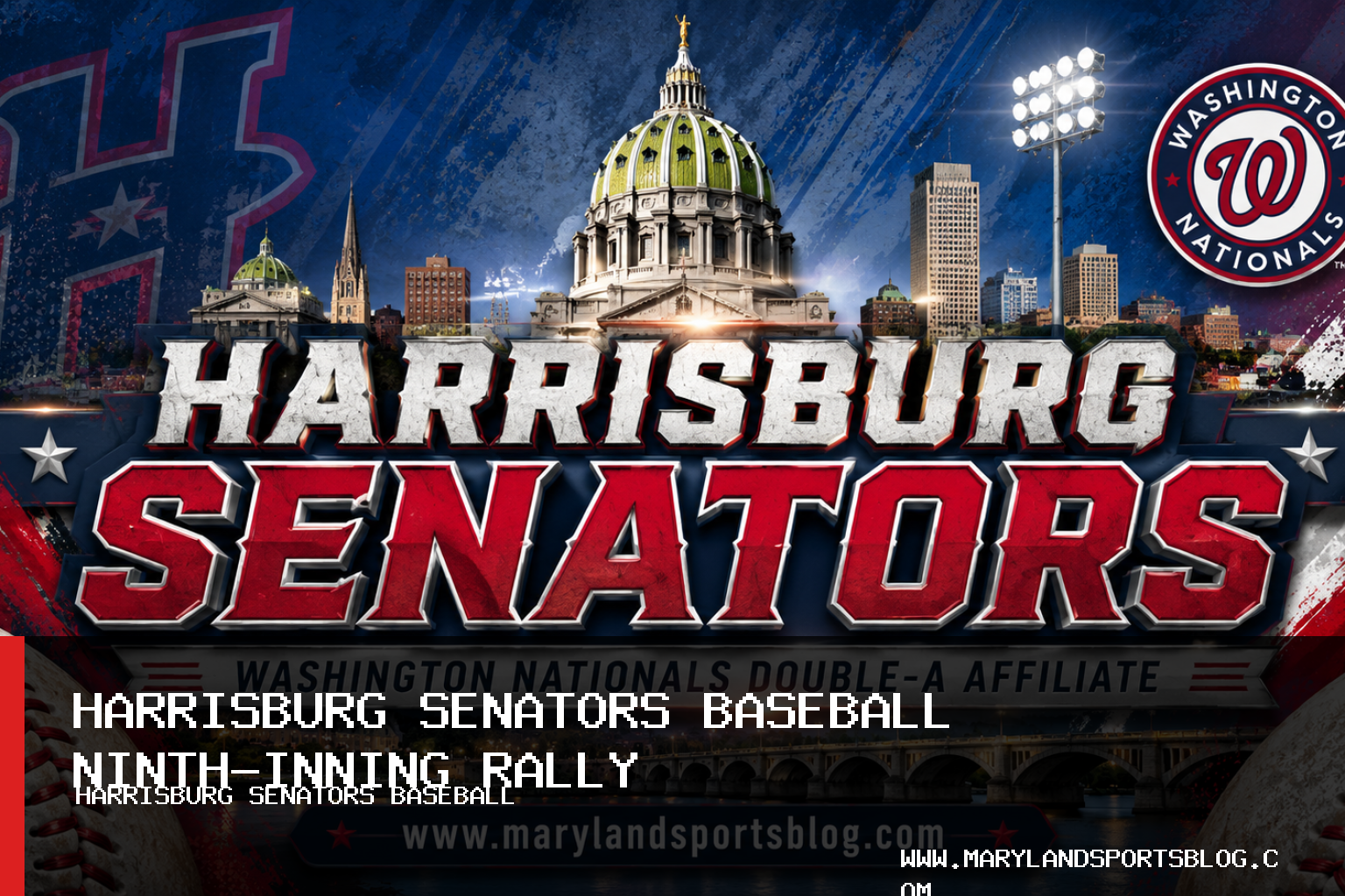 Harrisburg Senators Baseball Rally for Five Runs in Ninth, Fall 9-8 to Baysox featured image