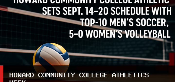 Howard Community College Athletics Sets Sept. 14-20 Schedule With Top-10 Men’s Soccer, 5-0 Women’s Volleyball featured image